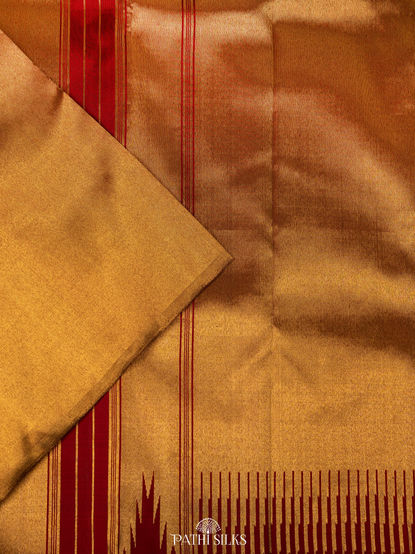 Maroon Kanjivaram SIlk Saree