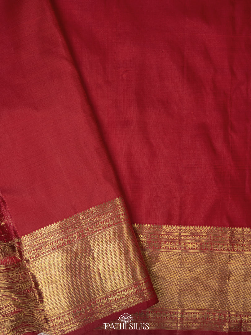Red Kanjivaram Silk Saree