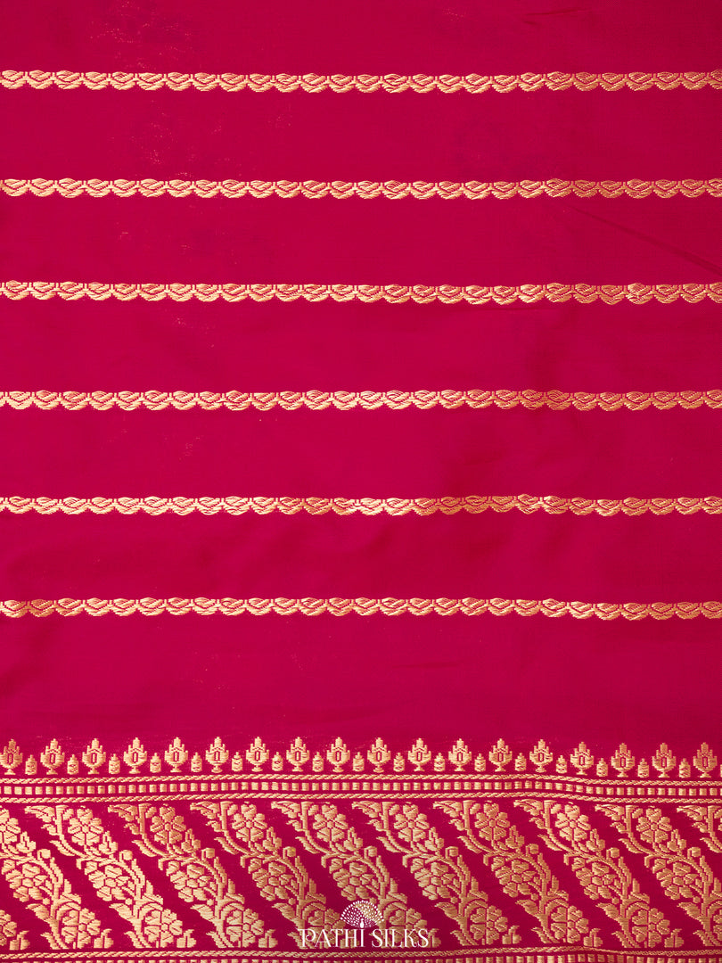 Pista green Banarasi Silk Saree