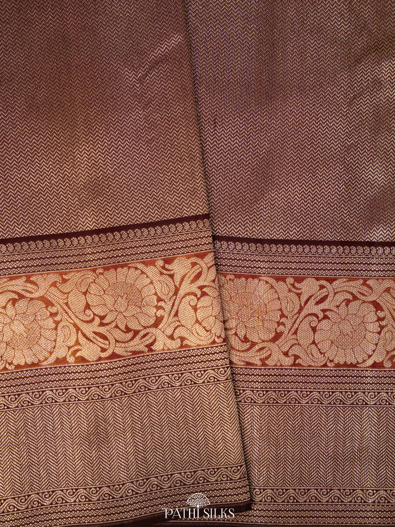 Pista green Kanjivaram Silk Saree