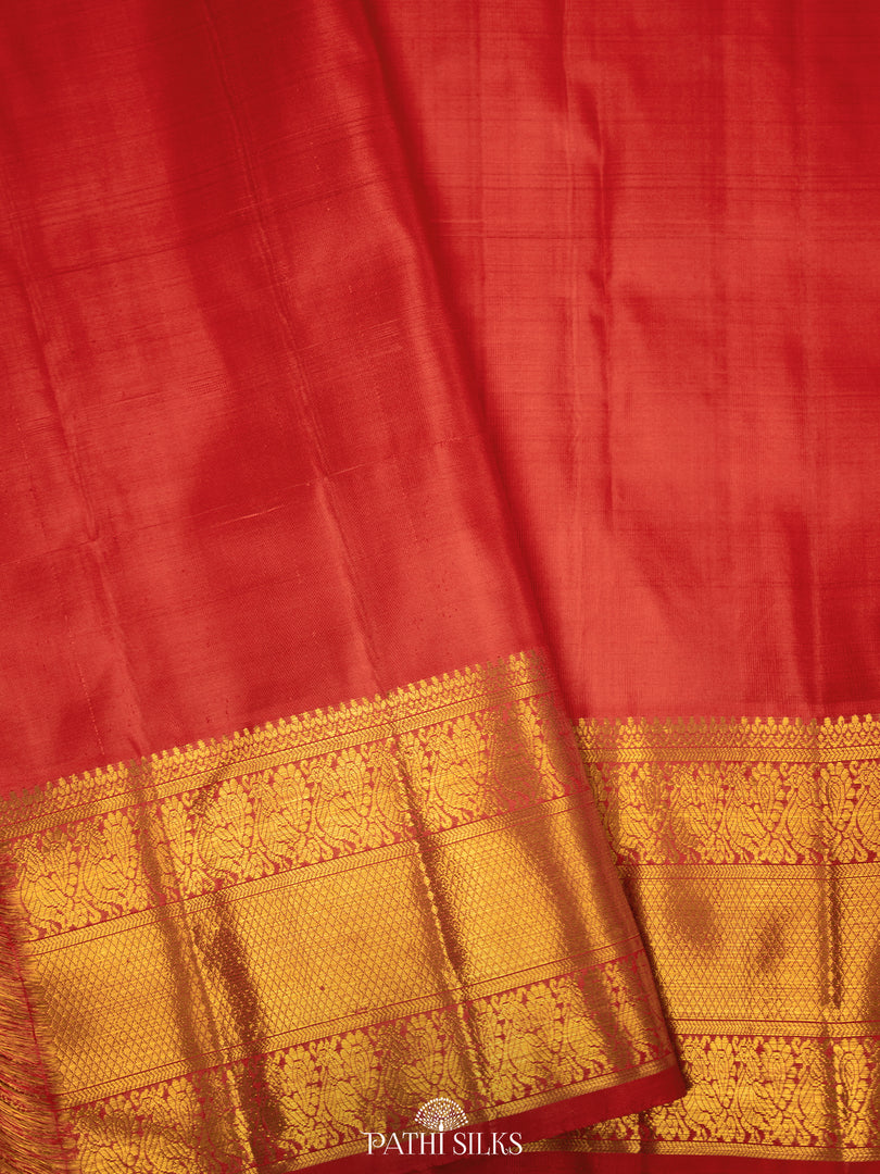 Red Kanjivaram Silk Saree