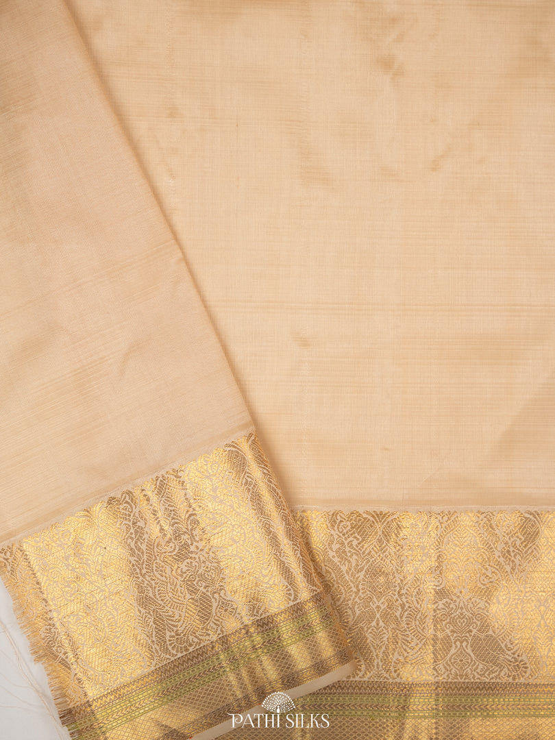 Red kora kanjivaram silk saree