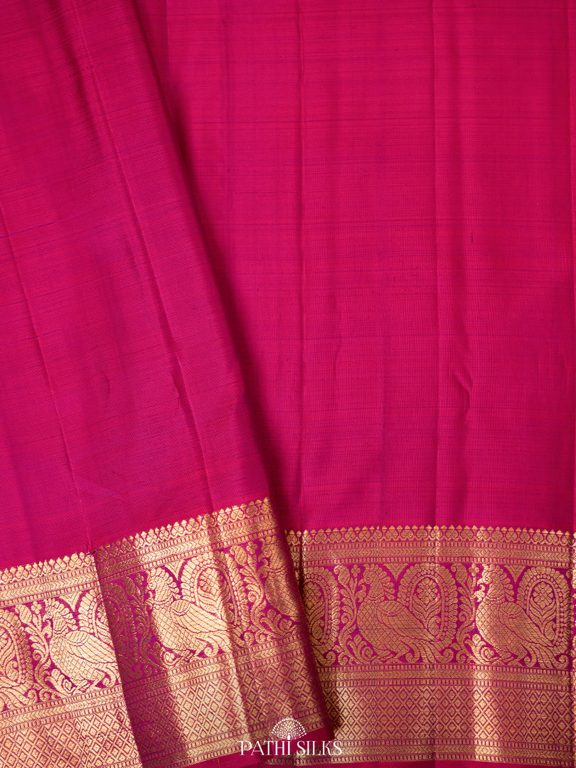 Peach Kanjivaram Silk Saree