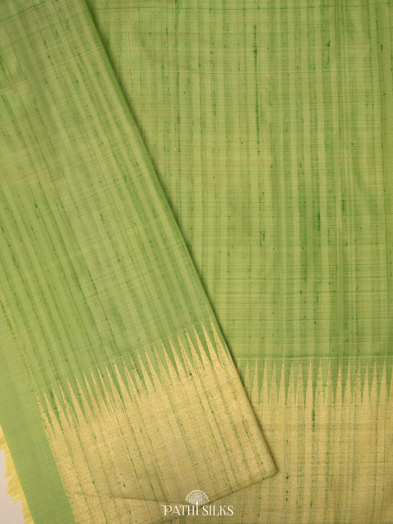 Green Kanjivaram silk saree