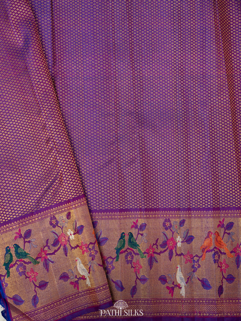 Blue Kanjivaram Silk Saree