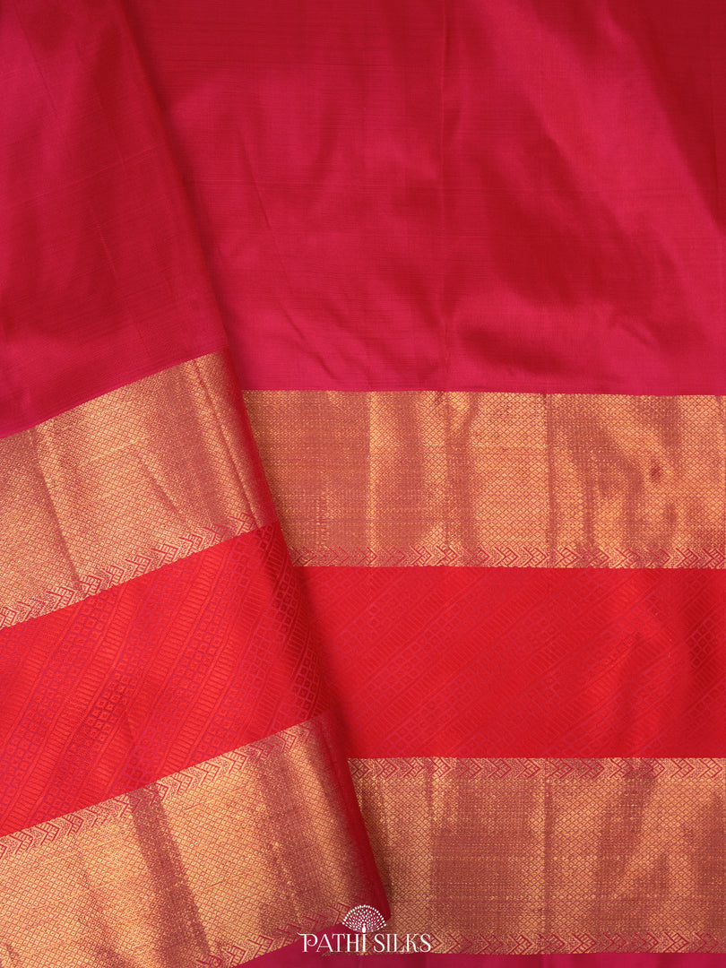 Pista Green Floral Handpainted Kanjivaram