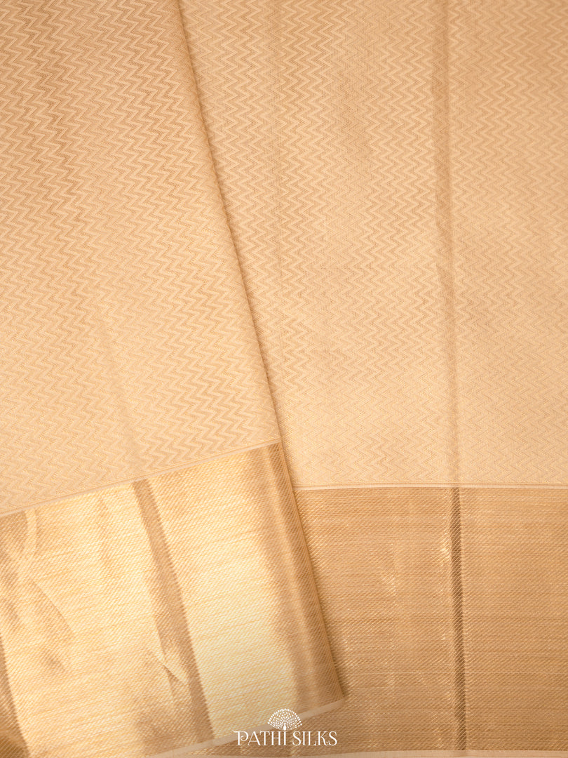 White Kanjivaram Silk Saree