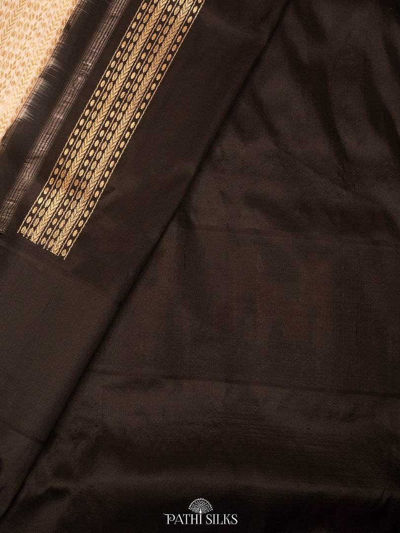 Baby pink banarasi silk saree