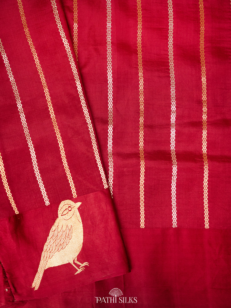 Purple banasari silk saree