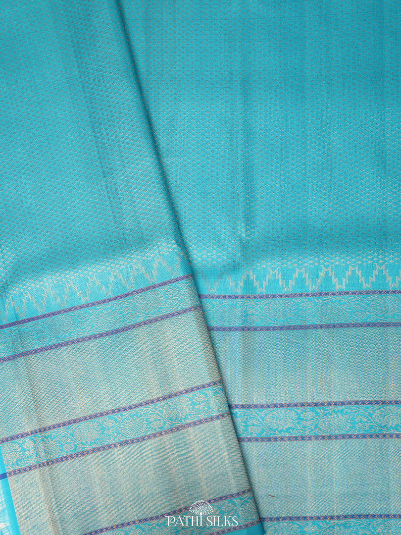 Purple Kanjivaram Silk Saree