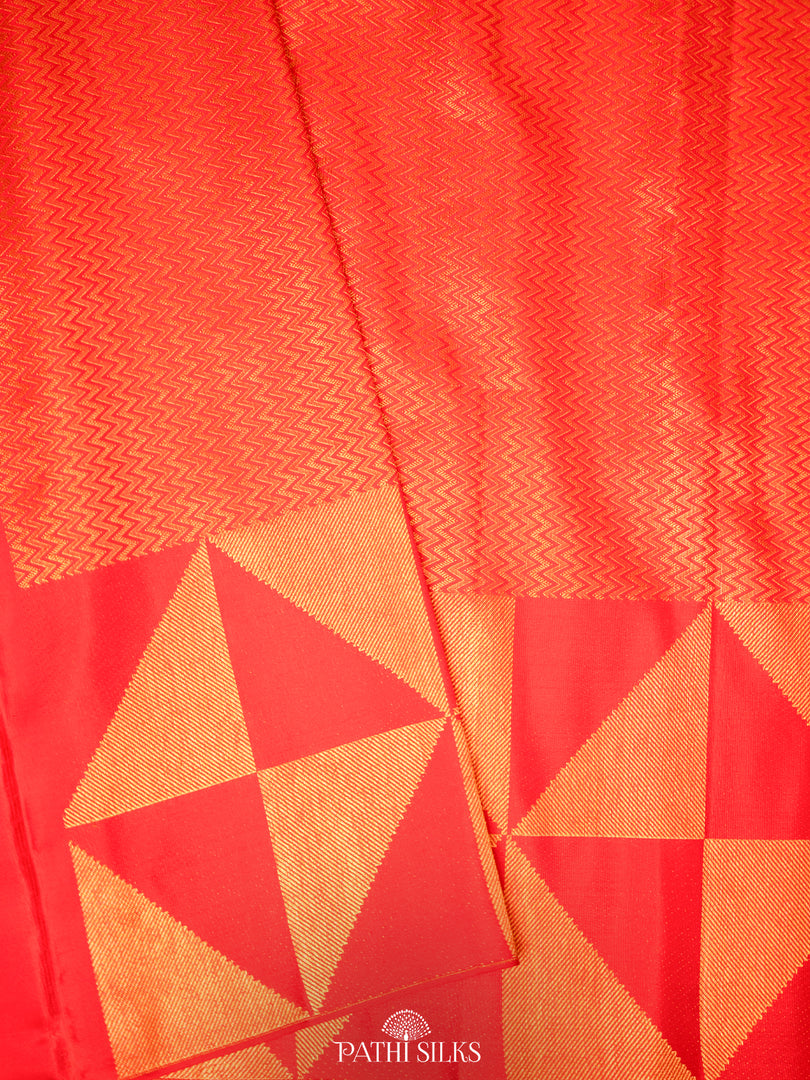 Red Kanjivaram Silk Saree