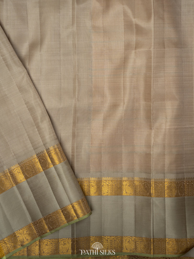 Mustard Kanjivaram Silk Saree