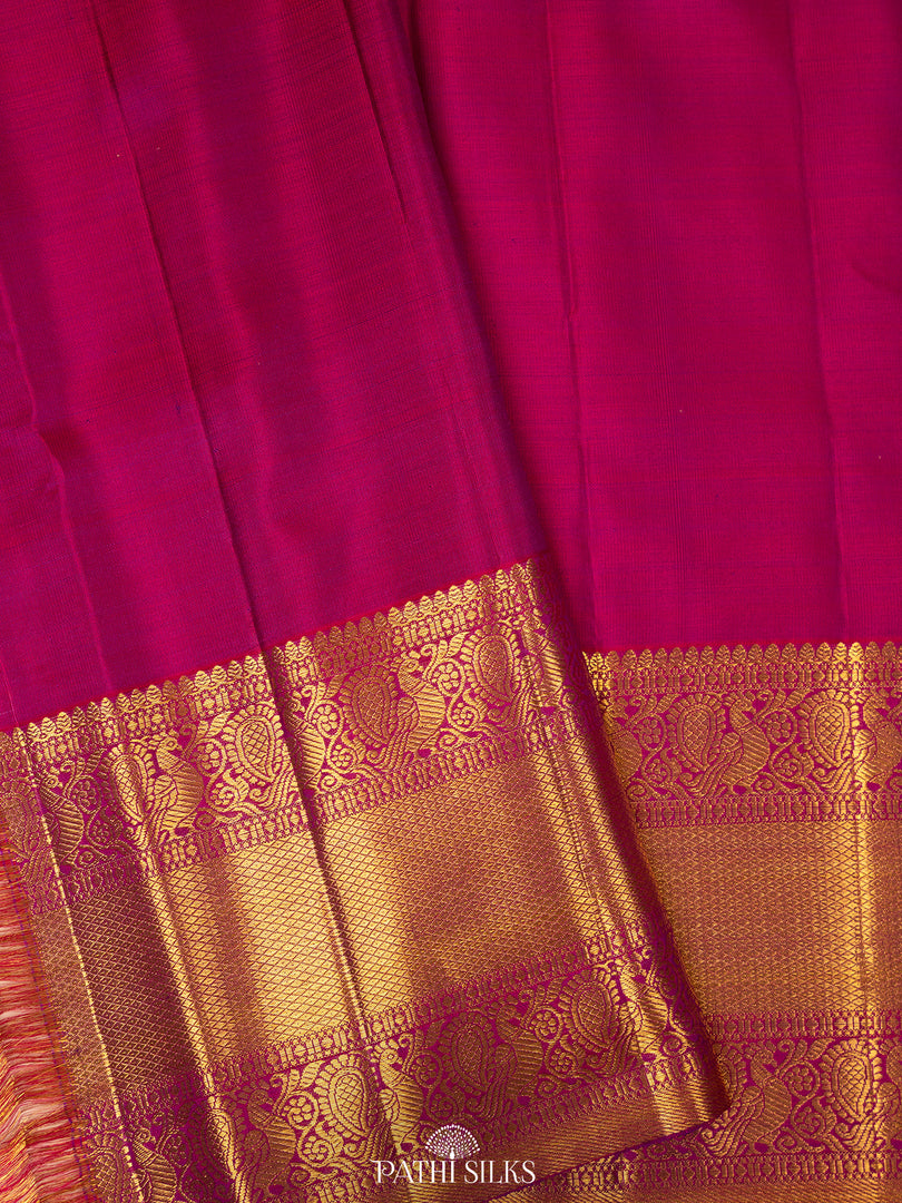 Pastel Blue Kanjivaram Silk Saree