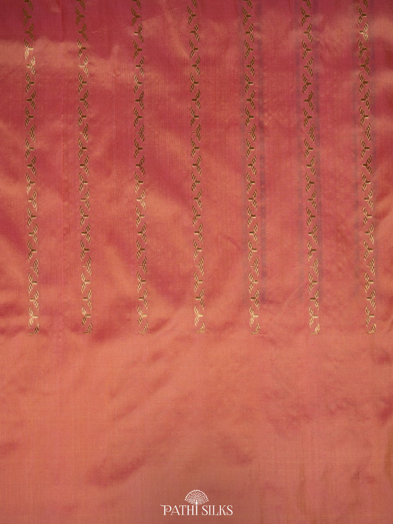 Lime yellow Banarasi Saree